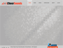 Tablet Screenshot of cheersounds.com